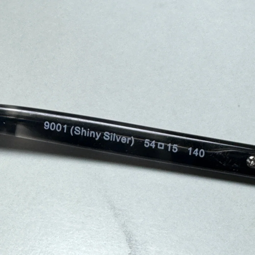 Coach HC 5110B 9001 Shiny Silver Crystal Eyeglass Frames 54-15-140
